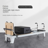Réformateur de Pilates en aluminium blanc professionnel durable personnalisé lisse et silencieux à vendre