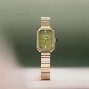 Marchio famoso <span class=keywords><strong>di</strong></span> lusso in maglia <span class=keywords><strong>di</strong></span> cristallo orologio <span class=keywords><strong>da</strong></span> <span class=keywords><strong>donna</strong></span> al quarzo in acciaio inossidabile banda zucchero Cube Design OEM fabbrica <span class=keywords><strong>di</strong></span> movimento al quarzo - Product Image 3