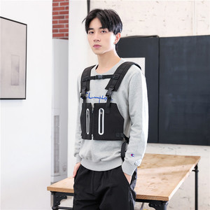 Chaleco Reflectante para Ciclismo, Chaleco Táctico Deportivo para Hombre, Poliéster, Negro y Blanco, Uniforme de Entrenamiento para Verano, Invierno y Otoño - Product Image 2