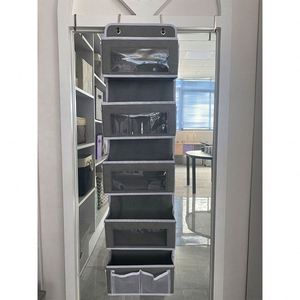 Organizador para Colgar Sobre la Puerta con 4 Bolsillos de Gran Capacidad y 10 Bolsillos de Malla, Organizador Colgante para Dormitorio - Product Image 6