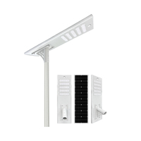 Lampu Jalan LED Sensor Gerak Kota Terlaris di Afrika, Ekspor Terpadu All-in-One, Bertenaga AC, Tahan Air IP65