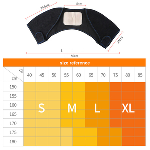 Épaulière auto-chauffante, <span class=keywords><strong>double</strong></span> support d'épaule magnétique pour les blessures et le soulagement de la douleur, produits de santé - Product Image 6