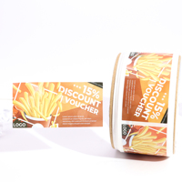 Étiquette autocollante autocollante pour aliments en conserve, impression d'étiquettes, autocollants en feuilles, étiquettes autocollantes adhésives imperméables pour emballage alimentaire