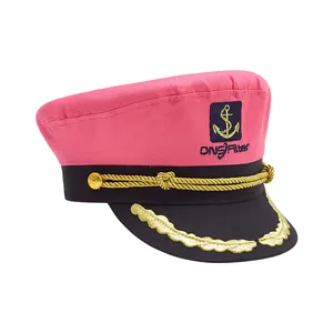 Cappello da marinaio capitano della marina abito Unisex accessorio da Yacht cappello da divertimento marino cappello da capitano