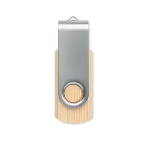 Clé USB Bamboo techmate gadgets écologiques - Product Image 5