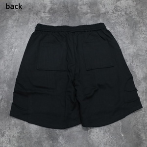 Hot Selling Custom Service Cargo Shorts Drawstring Casual Distressed Style Solid Color Cotton Fabric Shorts for Men - Product Image 3