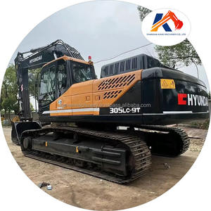 Excavadora usada Hyundai 305LC-9 de Corea, maquinaria de construcción con componentes centrales, engranaje de bomba de motor, excavadora hidráulica - Product Image 1