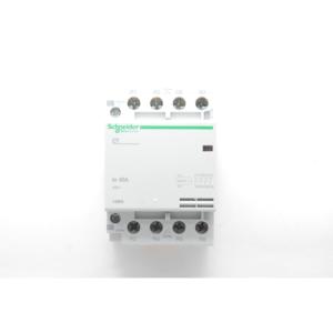 Contactor de carril DIN de 2 polos y 1 fase, 4NC-40A-230..240V AC, fabricante SCHNEIDER, en almacén en FRANCIA - Product Image 1