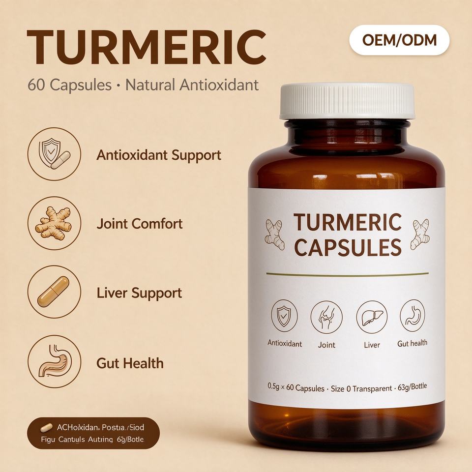Turmeric Curcumin Capsules 1950 mg Per Serving 60 Count Antioxidant ...