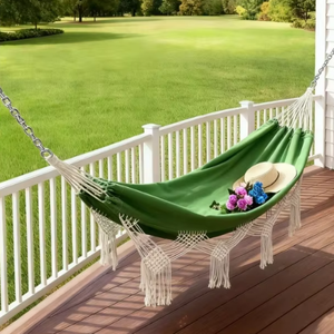 <span class=keywords><strong>Hamaca</strong></span> Colgante de Lona Gruesa Extra Ancha para Acampar al Aire Libre, para Balcón o Patio, Venta al Por Mayor a Precio Económico - Product Image 5