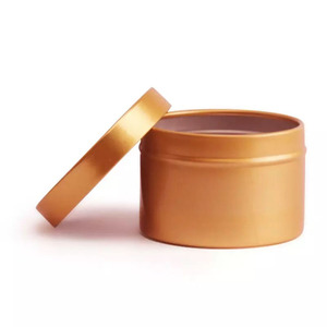 Cosmetic Tin Cosmetic Tin Wholesale Small Cosmetic Bamboo Jar Metal Can Aluminum Tin Box