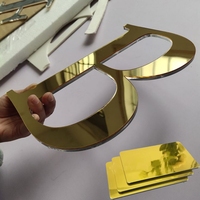 Panneaux composites en aluminium ACP de 2 mm 3 mm, panneau ACM, panneau en aluminium miroir doré, panneau d'affichage, Dibond