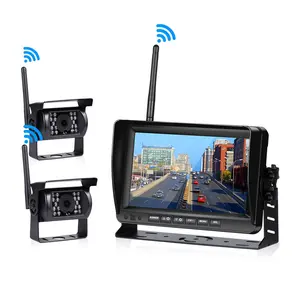 7 inç kablosuz araç monitör ekranı ters araç ters kamera ekran için otomatik otomatik otomatik elektronik kamyon RV