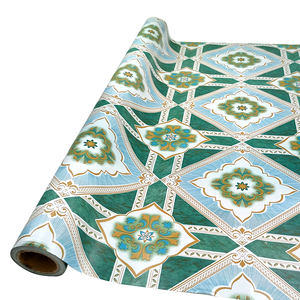 Tapis en vinyle Lamin Tapis de sol en PVC Rouleau de linoléum <span class=keywords><strong>Noir</strong></span> & <span class=keywords><strong>Blanc</strong></span> Tapis de support en feutre à carreaux avec mousse stratifiée à 2 couches - Product Image 1