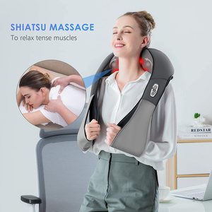 Giảm đau điện tử Vai massage chuyên nghiệp nước nóng nhào cổ <span class=keywords><strong>massager</strong></span> - Product Image 4