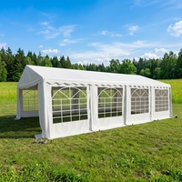 Tente de réception en acier Suihe personnalisée pour événements de luxe en plein air, mariages, avec installation facile et garantie d'un an