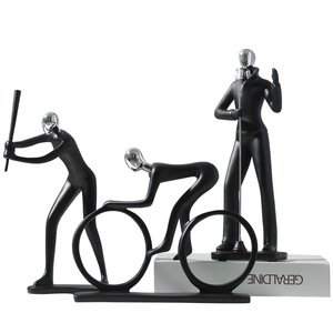 Ornements décoratifs Tonfo en résine synthétique, style moderne et épuré, accessoires pour la maison, entrée, salon, <span class=keywords><strong>TV</strong></span>, cave à vin, fête - Product Image 5