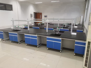 Thiết kế hiện đại khung thép và treo tủ gỗ cho hội thảo trường học bệnh viện và phòng thí nghiệm đồ nội thất phòng thí nghiệm bảng băng ghế dự bị - Product Image 2