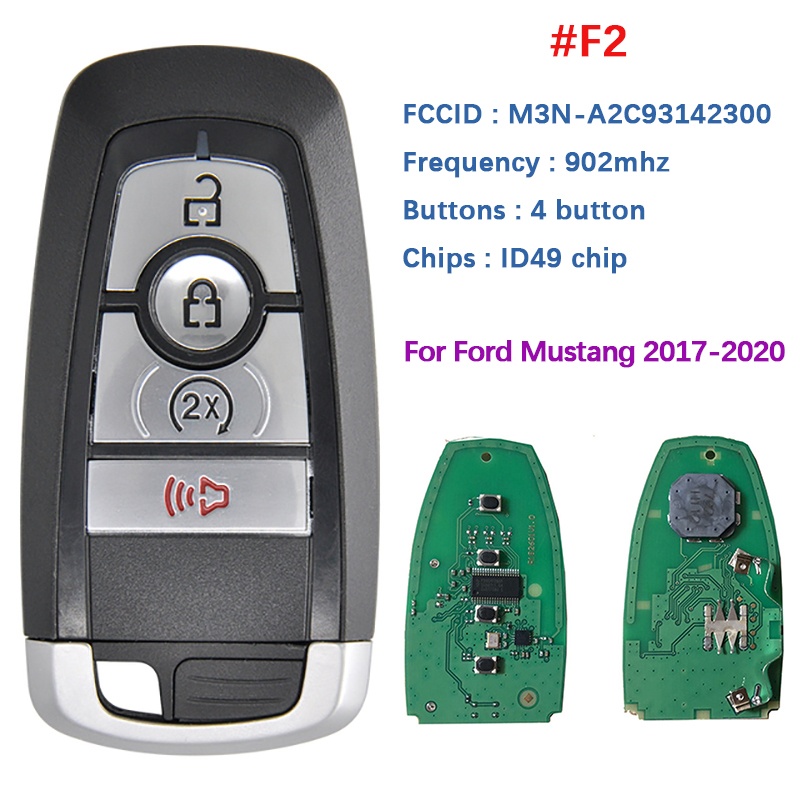 CN018109 315/434/868/902 Remote Key For Ford Edge Explorer Expedition Fusion Mondeo F150 Replacement Smart Keyless Promixity