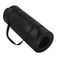 Tapis de yoga NBR extra épais Timecreate de 25 cm (1 pouce) - Haute densité, antidérapant, imperméable, équipement de fitness, tailles et épaisseurs personnalisables