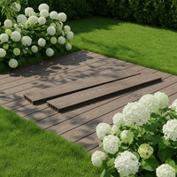 Planches de terrasse en composite WPC résistantes aux UV, longue durée de vie, pour revêtements de sol extérieurs