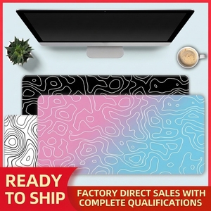 Tapis de souris <span class=keywords><strong>XXL</strong></span> extensible, <span class=keywords><strong>best</strong></span>-seller, art abstrait, surdimensionné, en caoutchouc plat, pour jeux, antidérapant, design personnalisé - Product Image 1