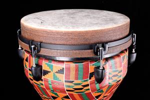 Djembé professionnel à <span class=keywords><strong>double</strong></span> peau synthétique de fabrication américaine, tambour africain durable pour la performance, disponible en 12 pouces - Product Image 4