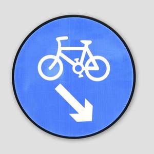 سلامة الشارع عاكس دائرة الألومنيوم الطريق السريع تحذير إشارة مرور الأمان لحركة مرور الطريق - Product Image 3