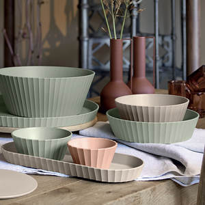 ชามซุปอาหารสุดหรูทำจากโพรพิลีนสีเขียวด้านมีเส้นผ่าศูนย์กลาง15ซม. รับประกันคุณภาพแบรนด์จากอิตาลี - Product Image 3