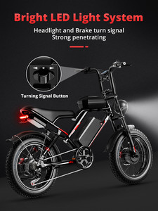 จักรยานเสือภูเขาไฟฟ้าสำหรับผู้ใหญ่ รุ่น UL2849 S8 City Road Bike 2000W มอเตอร์คู่ 48V ระยะทาง 60 กม. ยางใหญ่ โครงอลูมิเนียม สำหรับทุกเพศ  มีสินค้าในคลังสินค้าสหรัฐอเมริกาและยุโรป - Product Image 2