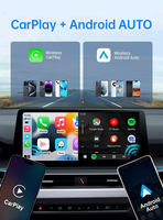NUEVO Adaptador Inalámbrico CarPlay y Android Auto, Mini Caja Inteligente, Conexión Rápida por WiFi, Plug and Play, Dongle, 1 Año de Garantía, 4GB+64GB