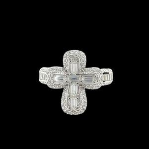 Anillo de Diamantes Moissanite de Plata de Ley 925 de Primera Calidad, Estilo Hip Hop, VVS, Personalizado, Unisex, Joyería Fina para un Estilo Moderno - Product Image 1