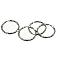 Anneau carré de 25 mm, acier au carbone, résistant à la rouille, anneau plat