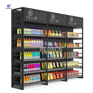 Thiết bị giá kệ Gondola Kim Loại hiển thị cửa hàng tạp hóa Kệ sử dụng mua sắm siêu thị kệ giá - Product Image 6