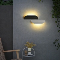 Applique murale LED moderne en aluminium de haute qualité, étanche IP54, pour intérieur/extérieur, hôtel, cour, jardin, température de couleur réglable