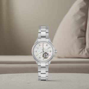 Montre automatique de luxe pour femmes, marqueurs en diamant, mouvement mécanique Miyota 6T28, cadran analogique, bracelet en acier inoxydable, alarme - Product Image 3