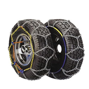 Cadenas de Nieve Plateadas Nuevas de Alta Calidad para Neumáticos de Coche, Malla de Acero Aleado, Certificación ONORM V5117, Protección para Neumáticos de 175-195 mm, 12 Meses - Product Image 1