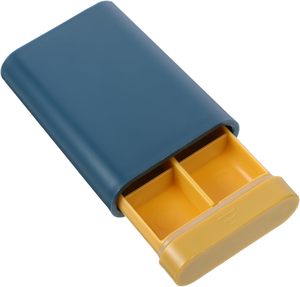 Stylish Plastic Portable Pill <b>Box</b> <b>Waterproof</b> Weekly Travel Pill <b>Storage</b> Organizer - Product Image 1