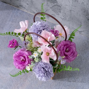 Bouquet de fleurs artificielles CallaFloral CF01464 en tissu tissé plastique pour mariage et décoration intérieure - Product Image 1