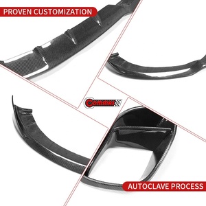 Lame avant en fibre de carbone style BB pour Mercedes AMG GT53 GT50, véritable séparateur de pare-chocs avant pré-imprégné, vente en gros - Product Image 2