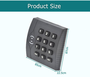 ZKT Teco KR202 sistem kontrol akses kunci pintu, tahan cuaca, kedekatan cerdas pembaca kartu RFID dengan Keypad - Product Image 6