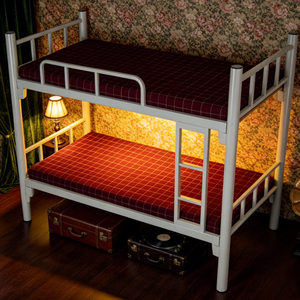 Modern Industrial Bunk Beds Heavy Duty Iron Frame Full Size Eco-Friendly Metal <strong>Double</strong> Deck <strong>Sleeper</strong> - Product Image 1