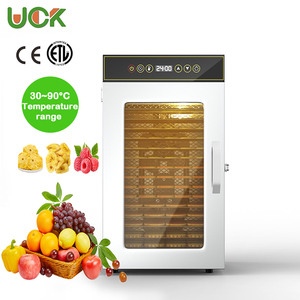 Wholesale Stainless Steel Intelligent Fruit Dryer <b>Dehydrator</b> 18 Tray Food <b>Dehydrator</b> <b>Machine</b> Strawberry Orange Coconut Dryer - Product Image 1