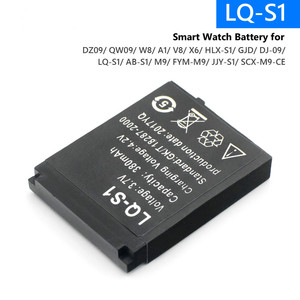 LQ-S1นาฬิกาอัจฉริยะ3.7V 380mAh ทนทานแบตเตอรี่ลิเธียมแบบชาร์จไฟได้สำหรับนาฬิกาอัจฉริยะ QW09 <span class=keywords><strong>W8</strong></span> DZ09 - Product Image 2
