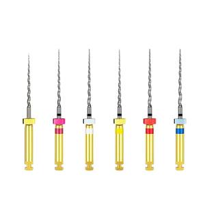 Amoladora de Conductos Radiculares Dentales de 25.4 mm con Cabeza Cónica, Varios Colores, para Máquinas Dentales con Gran Conicidad - Product Image 1
