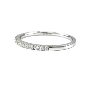 Bague de mariage fine en or blanc massif 18 carats avec pavé de diamants véritables, design KOK Diamond, pour femme, idéale pour les fêtes - Vente en gros HK - Product Image 3
