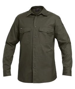 Camicie da lavoro con Logo personalizzato OEM di alta qualità blu primavera abiti da lavoro a maniche lunghe stile semplice per gli uomini uniforme estiva - Product Image 6