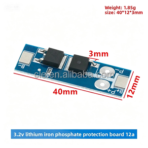 Carte de protection de batterie 3.7V 3.2V 10A 16A pour cellule lithium-polymère LiFePO4 18650 - Product Image 3