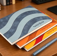 Carnet de notes A5 2027 à couleurs contrastées, pages intérieures épaisses, cadeau de bureau professionnel