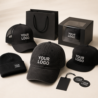 Service tout-en-un : Casquette de baseball structurée avec logo personnalisé et coffret cadeau pour les fournisseurs de cadeaux et les événements d'entreprise – Ensemble d'emballage personnalisé